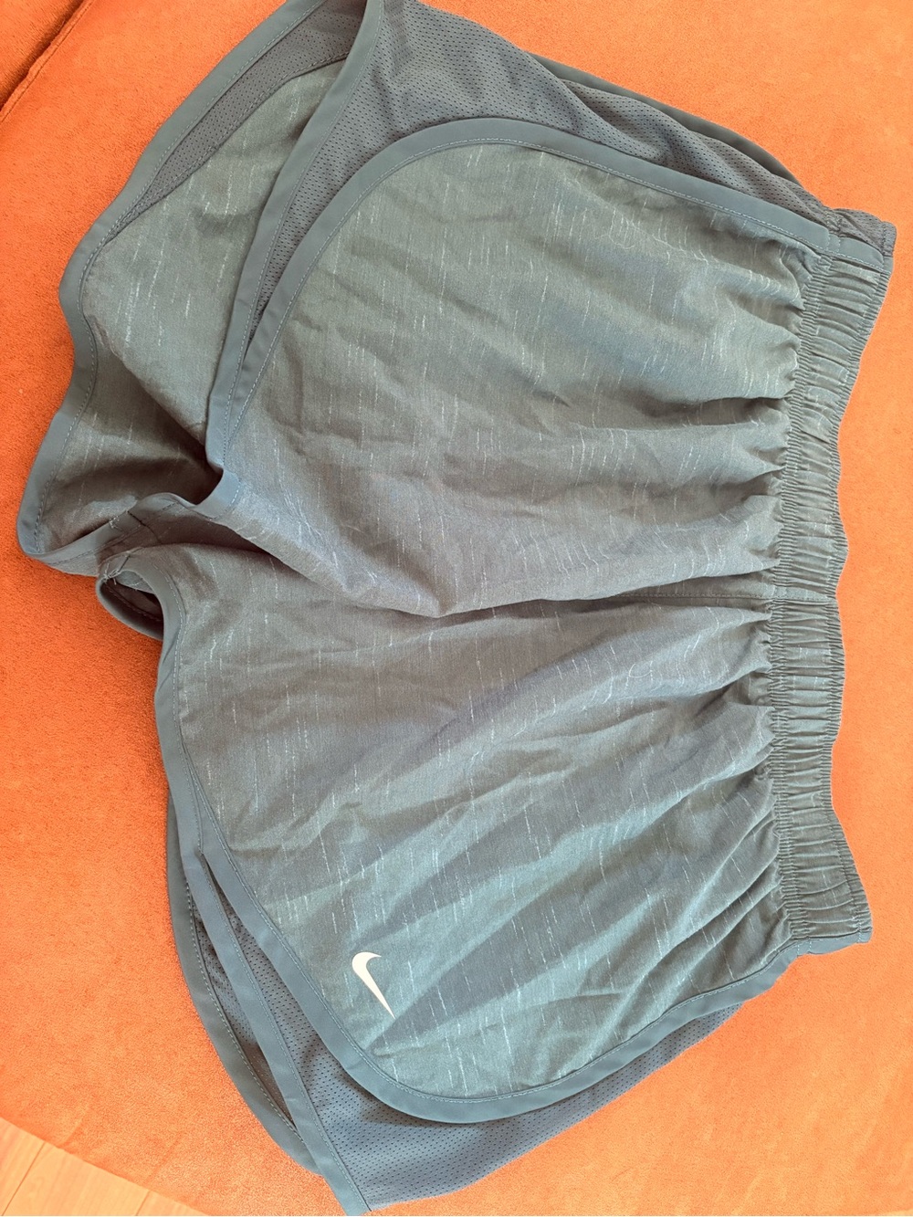 Nike Women's Gray-Green Running Shorts